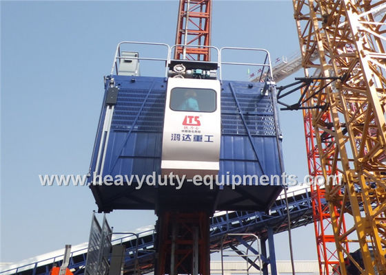 China 36M / Elevador mínimo del alzamiento de la construcción, equipo de transporte vertical de la seguridad del elevador del emplazamiento de la obra proveedor