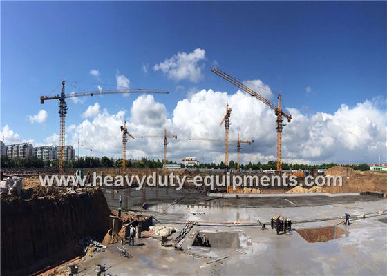 China Grúa con la altura libre los 41m y la carga máxima 6 toneladas para la construcción proveedor