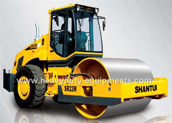 China Shantui SR22MP escoge el rodillo de camino del tambor con el peso total 22800kg para la compactación proveedor