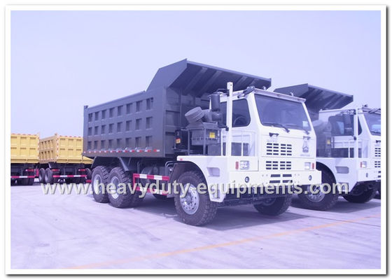 China HOWO 70tons del volquete 6*4 del camión volquete de la explotación minera del camino que conduce el modelo 371hp con la bomba de HYVA Hdraulic proveedor