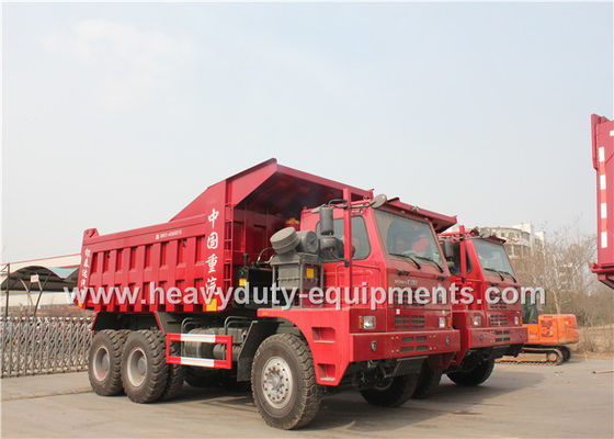 China Los camiones volquete campo a través/Howo de la explotación minera 70 toneladas minan el camión volquete con los neumáticos de la explotación minera proveedor
