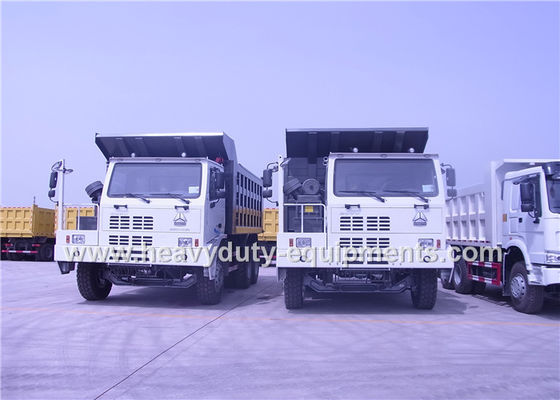 China Marca del howo del camión de volquete del volquete de la explotación minera de la impulsión de los caballos de fuerza 6x4 70tons del camión volquete de mina de SINOTRUK 371 proveedor