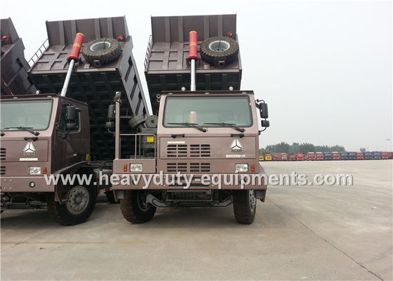 China 6x4 que conduce el howo 371hp del sinotruk 70 toneladas que minan el camión volquete para el trabajo minero proveedor