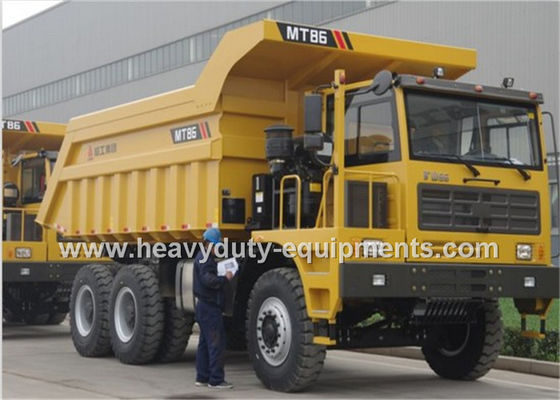China Carga clasificada 55 toneladas del poder del motor del volquete 309kW del camión volquete de la explotación minera del camino con el volumen del cargo del cuerpo 30m3 proveedor