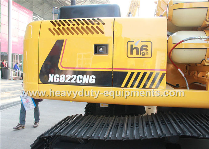 Excavador hidráulico de la correa eslabonada de XGMA XG822CNG/del GASERO con el motor ShangChai