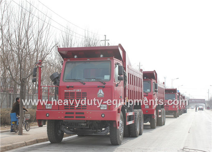 camión volquete grande de la explotación minera del cargamento vehículo de la dirección de la mano izquierda de 371 caballos de fuerza del sinotruk