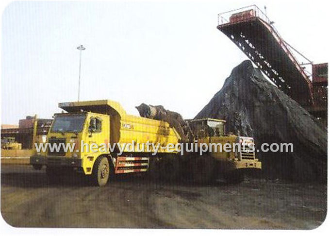Carga clasificada 60 toneladas del poder del motor del volquete 309kW del camión volquete de la explotación minera del camino con el volumen del cargo del cuerpo 34m3