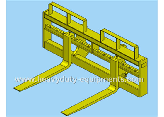 China Bifurcación de la plataforma del acoplador rápido del cargador de la rueda de SDLG con la longitud del 1.45m de los dientes proveedor