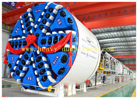 China Mezcle el tipo TBM desplegado para agujerear el tunnelin suave y los estratos duros caracterizados proveedor