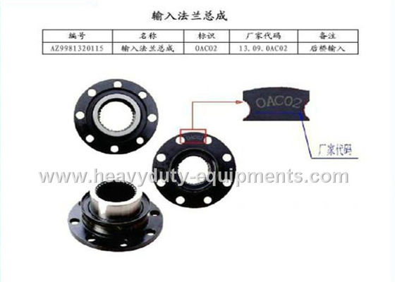 China FCC/SGS del número de parte AZ9981320115 del repuesto del montaje HOWO del reborde de la entrada proveedor