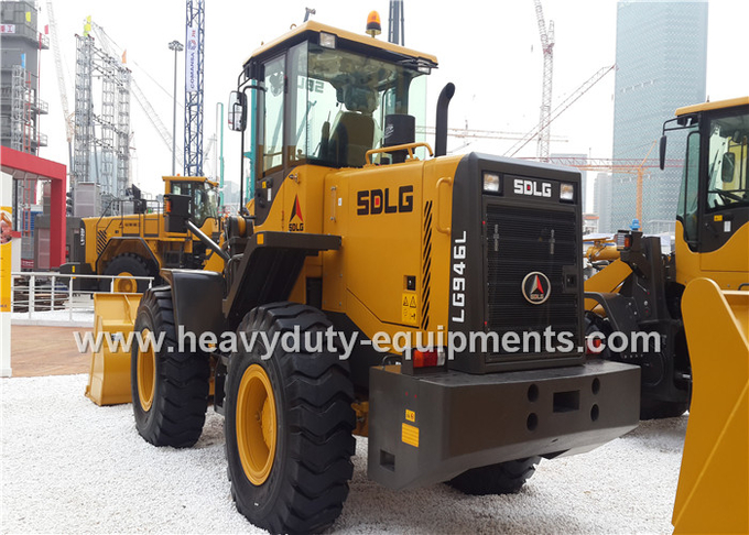 Cargador de la rueda de SDLG 4T/payloader LG946L con control del motor y del piloto de Deutz